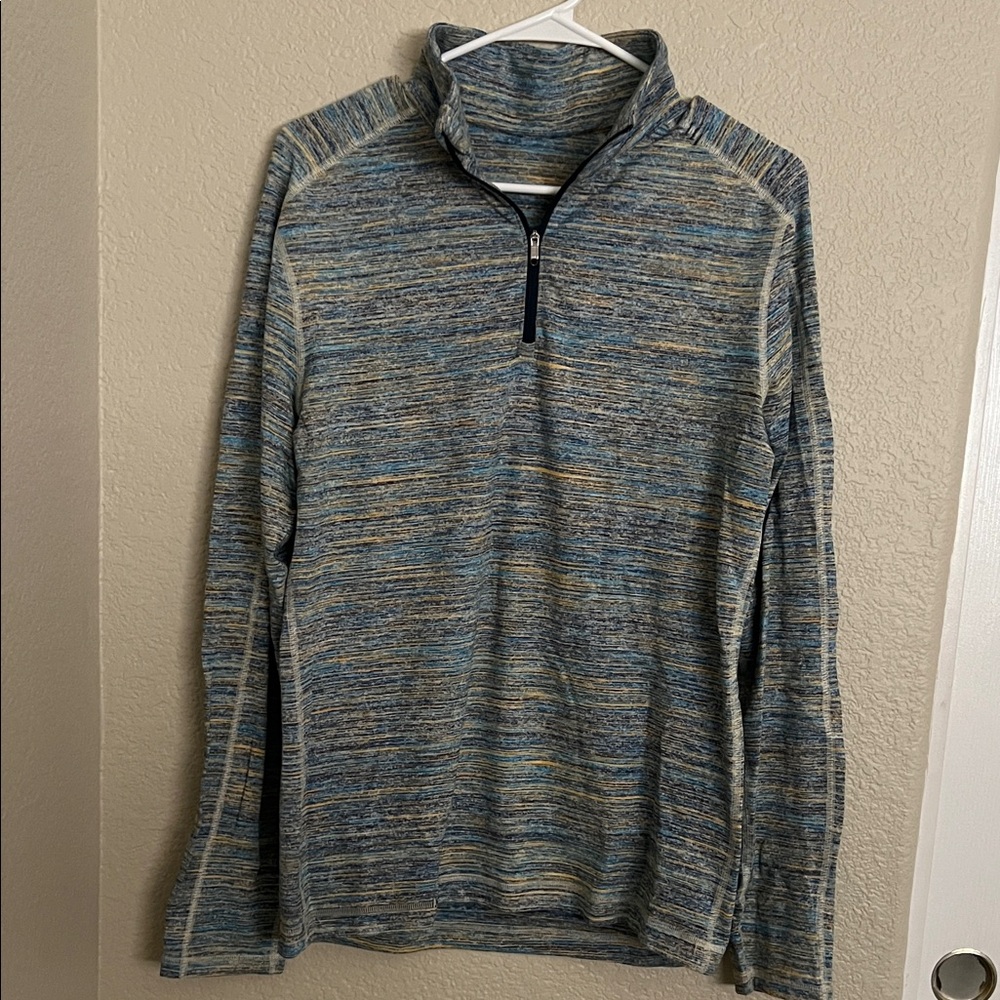 lululemon athletica Men's Multicolor Zip-Up Sweater